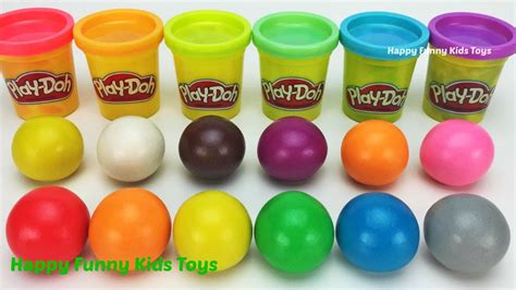 Learn Colors And Shapes With Play Doh Balls Fun And Creative For Kids