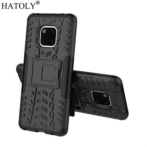 Hatoly For Cover Huawei Mate 20 Pro Case Armor Shockproof Silicone Hard