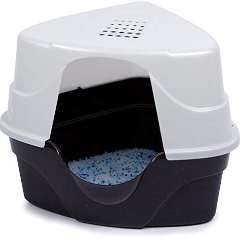 Natures Miracle Advanced Corner Hooded Cat Litter Box New