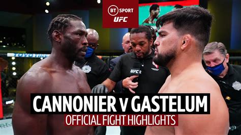 Jared Cannonier V Kelvin Gastelum UFC Fight Highlights YouTube