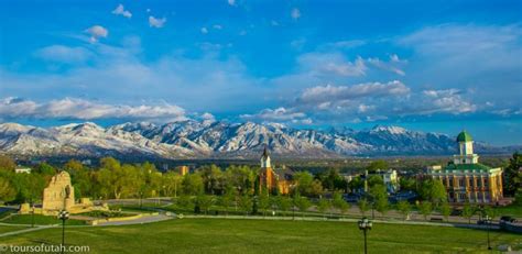 Spectacular Mountain Views On The Mormon Tabernacle Choir Tour City