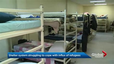Torontos Shelter System Struggling To Cope With Influx Of Refugee
