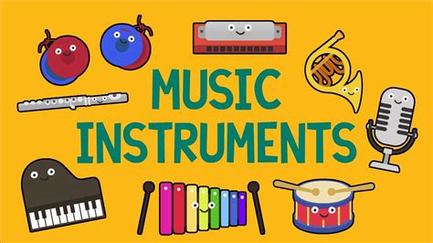 Learn more about this class and its benefits for your child. Music Instruments Song for Children (Fun & Educational Learning Flash Card Video) - YouTube ...