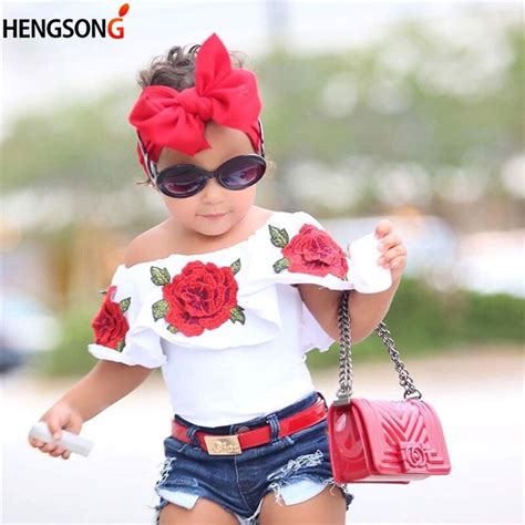 Lovely Baby Girl T Shirt Floral Tops Summer Casual Baby Kids Floral