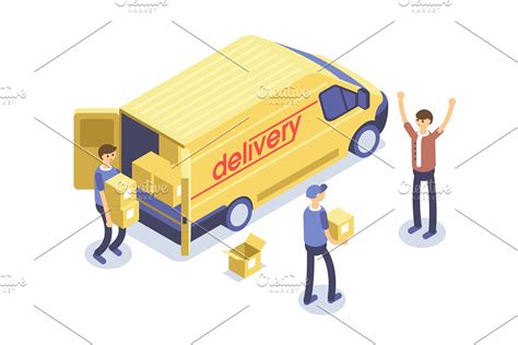 Delivery 4 Illustrations Custom Designed Illustrations ~ Creative