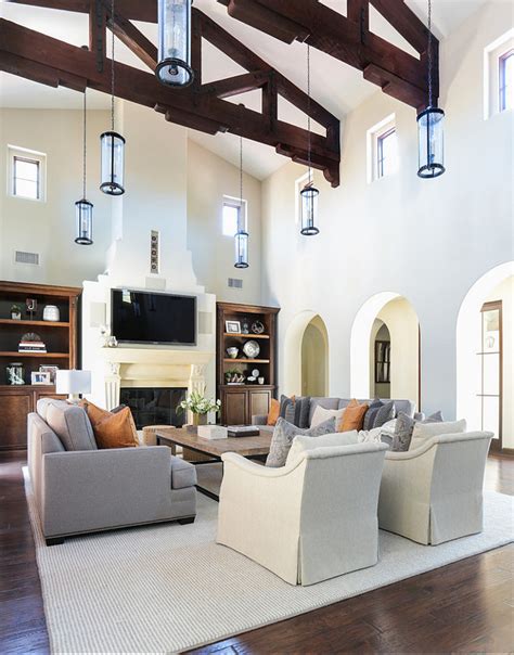 High Ceiling Living Room Ideas
