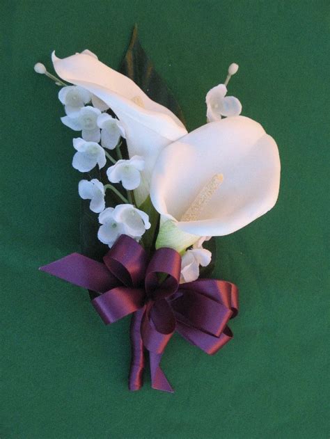 White Calla Lily Mother S Corsage Calla Lily Bouquet Wedding Lily