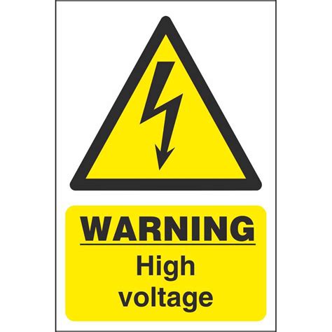 Warning High Voltage Signs Electrical Industrial Safety Signs