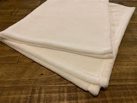 Sublimation Blank Baby Blanket White Soft Plush Fleece 100 Etsy Uk