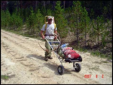 The Wheeled cart: AKA a backpack or game cart, page 1 | Game cart, Bow