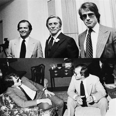 Jack Nicholson Warren Beatty And Kirk Douglas At Michael Douglas And