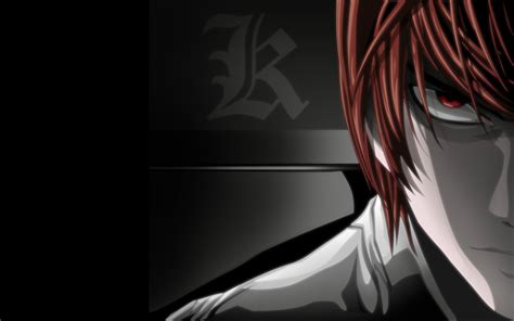 วอลเปเปอร์ ขาวดำ อะนิเมะ Death Note ไฟ Yagami ความมืด ภาพหน้าจอ