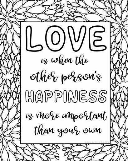 Coloring Printable Quotes Quote Sheets Sarahtitus Disney