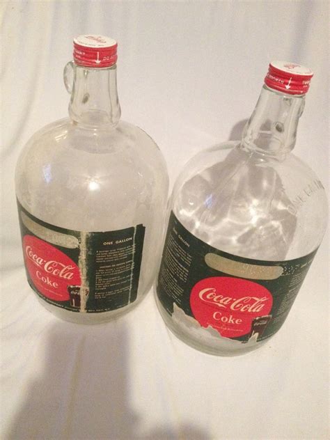 Vintage Coca Cola One Gallon Duraglas Syrup Glass Jugs By Folklura