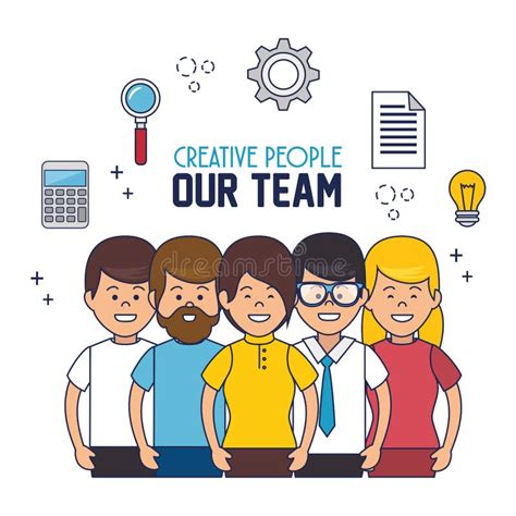 Our Team Infographic Stock Illustrations 167 Our Team Infographic