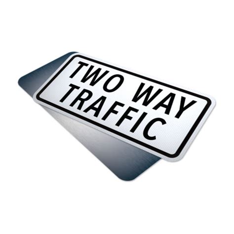 Two Way Traffic Tab Traffic Supply 310 Sign