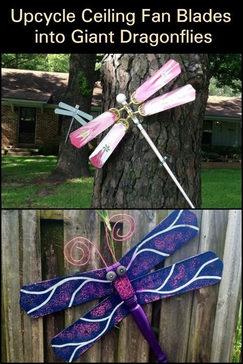 Let Giant Dragonflies Invade Your Yard By Upcycling Old Ceiling Fan