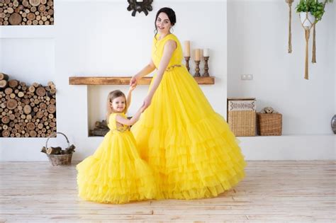 Yellow Mother Daughter Matching Dress Mother Daughter Dresses Etsy Uk