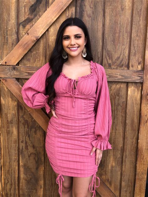 Marisol Double Shirring Dress Pink Ale Accessories