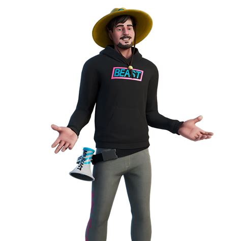 Fortnite Mrbeast Skin PNG Styles Pictures