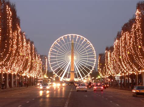 World Visits Wonderful Place Champs Elysees In Paris France