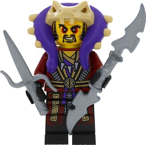 Lego Ninjago Minifigur Master Chen Set 70595 Mit 2 Bonus Waffen Amazon