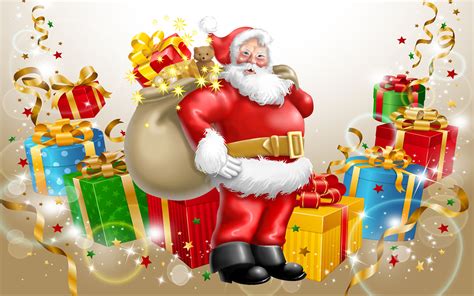 Santa Claus Happy New Year And Merry Christmas Ts For Children