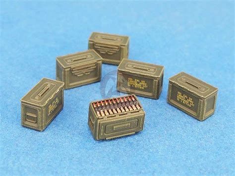 Legend 135 50 Cal Ammo Cans Set Wwii 27x Closed 3x Open And 3 Belts