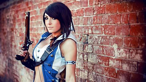 1235x820 Jessica Nigri Cosplay Cleavage Wallpaper Coolwallpapers Me