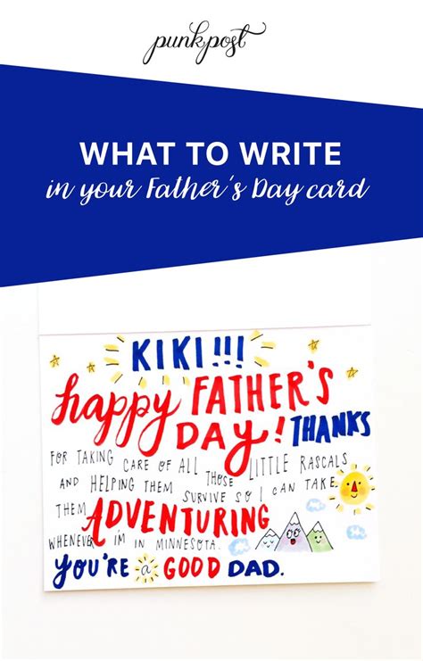 What To Write In Your Fathers Day Card You Are The Father Writing
