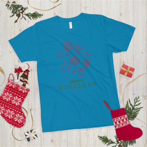 Happy Holidays Christmas Unisex T Shirt Etsy