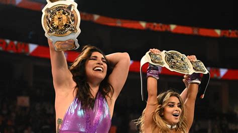 Wwe Raw Results Raquel Rodriguez And Aliyah Crowned Womens Tag Team Champions