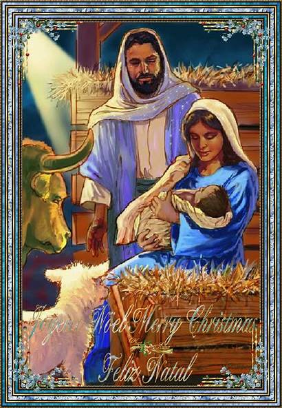 Nativity Christmas Jesus Merry Happy Painting Fine