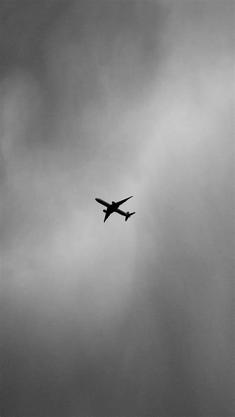 Black And White Airplane Wallpapers Top Free Black And White Airplane