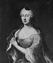 Portrait of Countess Palatine Christiane Henriette of Zweibrucken 1725 ...