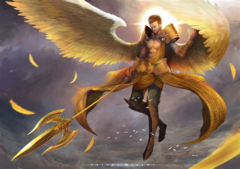 Artstation Angel The God Of War