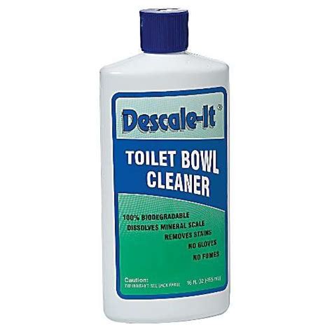 Descale Ittm Toilet Bowl Cleaner Completely Biodegradeable Two Oz Bottles Gaiam By