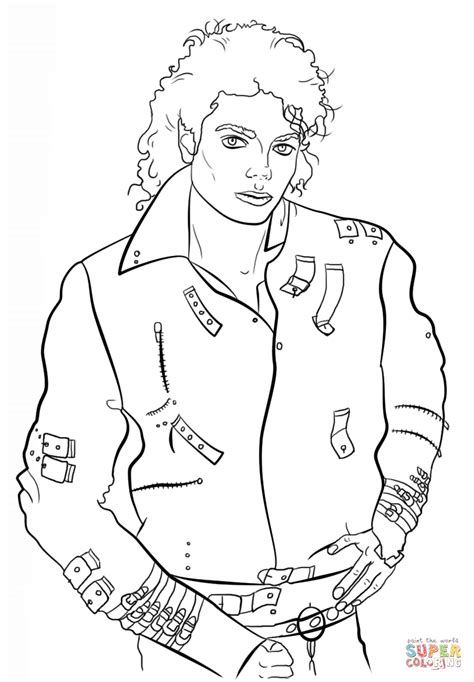 Michael Jackson Super Coloring Michael Jackson Drawings Michael