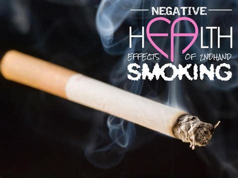 negative health effects of 2nd smoking