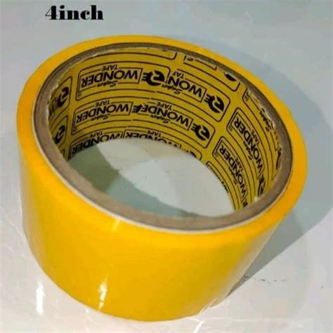 Brand Super Wonder Inch Yellow Bopp Tape At Rs Piece In Rajkot