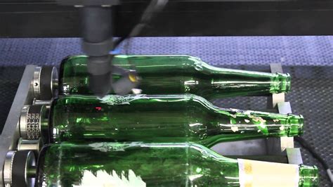 Glass Bottle Engraving Machine Acctek Four Heads Laser Engraving Machine For Wine Bottle Youtube