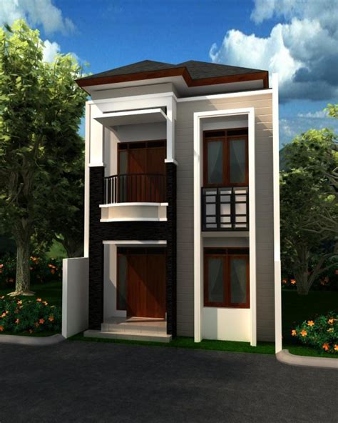 Kebanyakan garasi yang ada akan membrikan kesan sempit. 50 Model Desain Rumah Minimalis 2 Lantai | Desainrumahnya.com