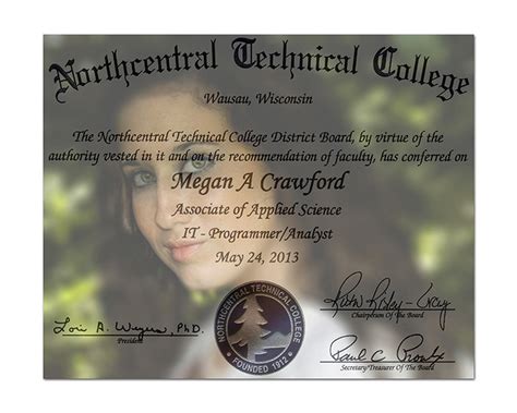 Diplomas And Certificates Virtual Portrait Studio