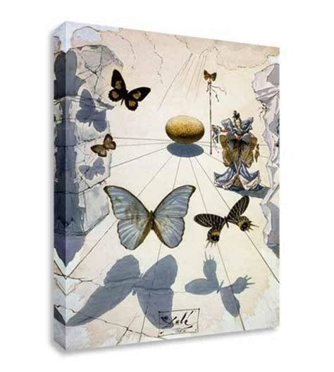 Salvador Dali Butterflies Canvas Wall Art Image Print Etsy