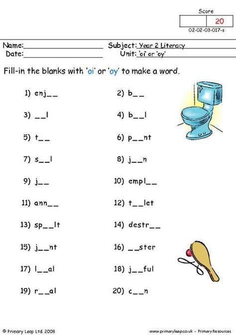 Oi oy digraphs worksheet have fun teaching. Oi Oy Printables | PrimaryLeap.co.uk - oi or oy Worksheet ...