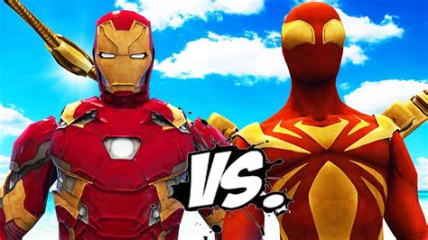 Iron Spider Vs Iron Man Epic Superheroes Battle Youtube
