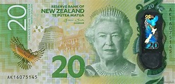20 Dollars NEW ZEALAND 2016 P.193 b97_6332 Banknotes