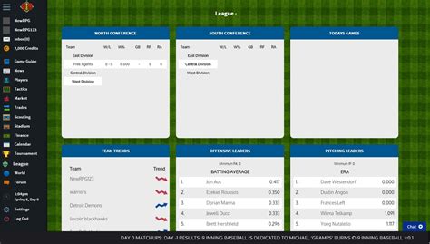 Your objective is to hit the ball and launch as far as you can. 9 Inning Baseball - Simulation browser games