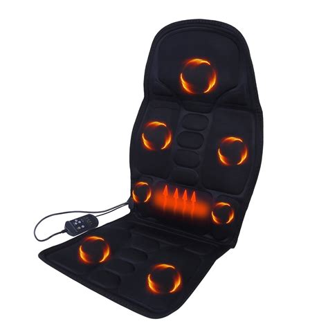 Car Back Neck Lumbar Heated Electric Full Body Massage Massager Seat