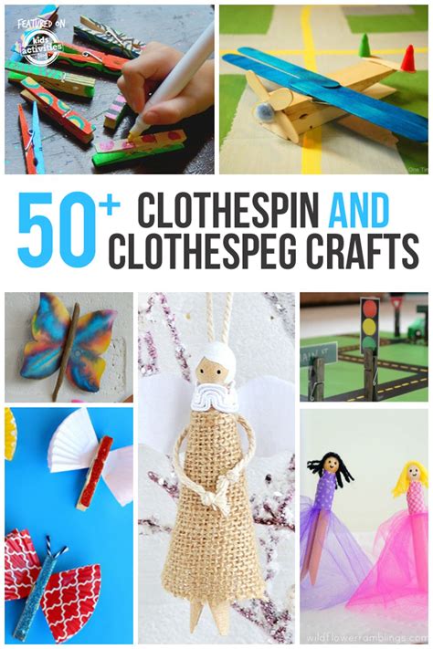 50 Creative Clothespin Crafts Kids Activities Clothes Pin Crafts